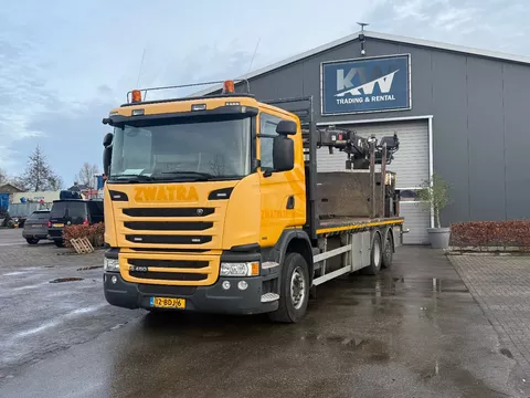 Scania G G450 met verrijdbare kraan